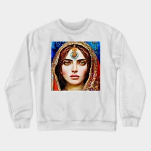 Oriental woman Crewneck Sweatshirt